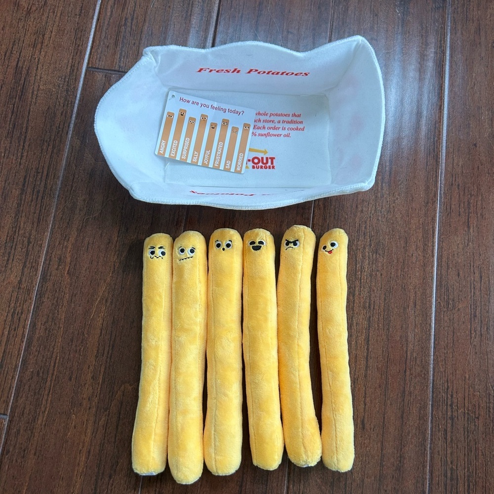 In-N-Out Burger Fries Boat Plush - Picture 2 of 11